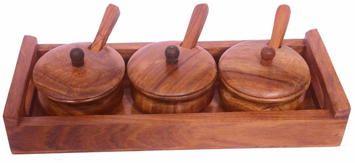 artandcraftindia Container, Tray Serving Set image 1