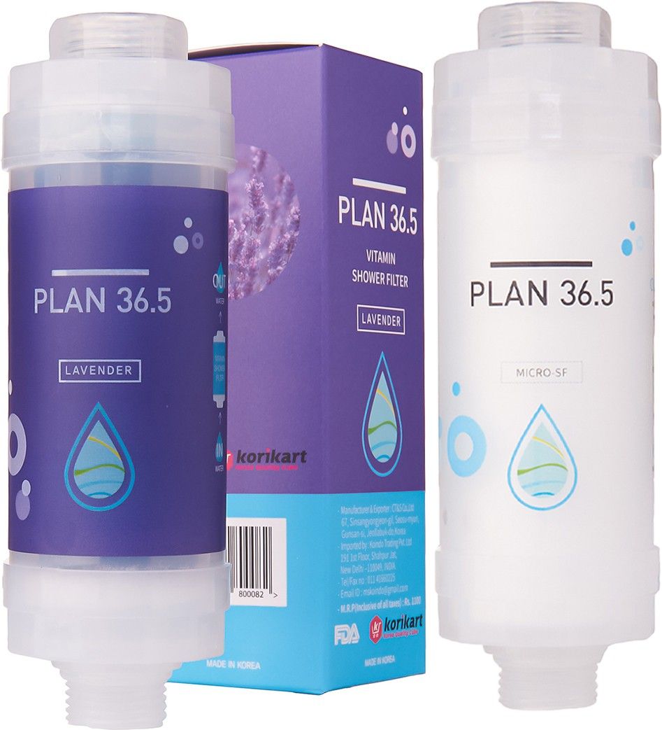 plan 36.5 Premium Vitamin C Korean Shower Filter for Bathroom Shower (Lavender Deluxe))-picture-39