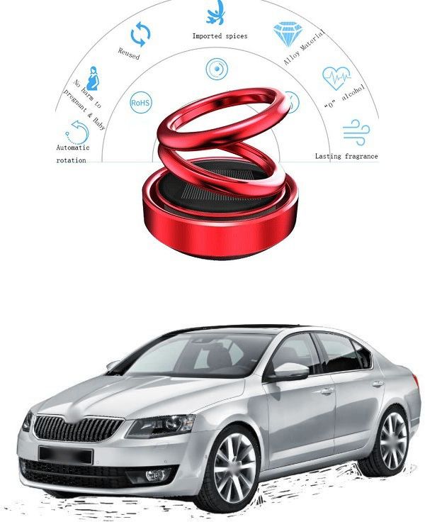 prtek Solar Energy Rotating Car Perfume with Long Lasting Organic Fragrance, Feel-Good Premium Car Air freshener a118 Solar Energy Rotating Car Perfume with Long Lasting Organic Fragrance, Feel-Good Premium Car Air freshener a118 Air Purifier-picture-12