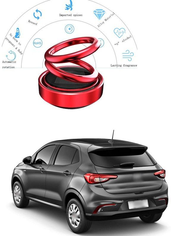 prtek Solar Energy Rotating Car Perfume with Long Lasting Organic Fragrance, Feel-Good Premium Car Air freshener a210 Solar Energy Rotating Car Perfume with Long Lasting Organic Fragrance, Feel-Good Premium Car Air freshener a210 Air Purifier-picture-15