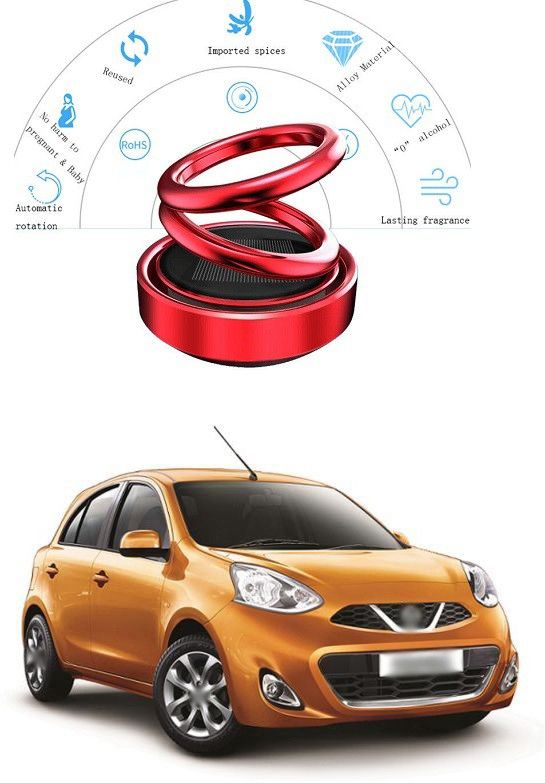 prtek Solar Energy Rotating Car Perfume with Long Lasting Organic Fragrance, Feel-Good Premium Car Air freshener a97 Solar Energy Rotating Car Perfume with Long Lasting Organic Fragrance, Feel-Good Premium Car Air freshener a97 Air Purifier-picture-16