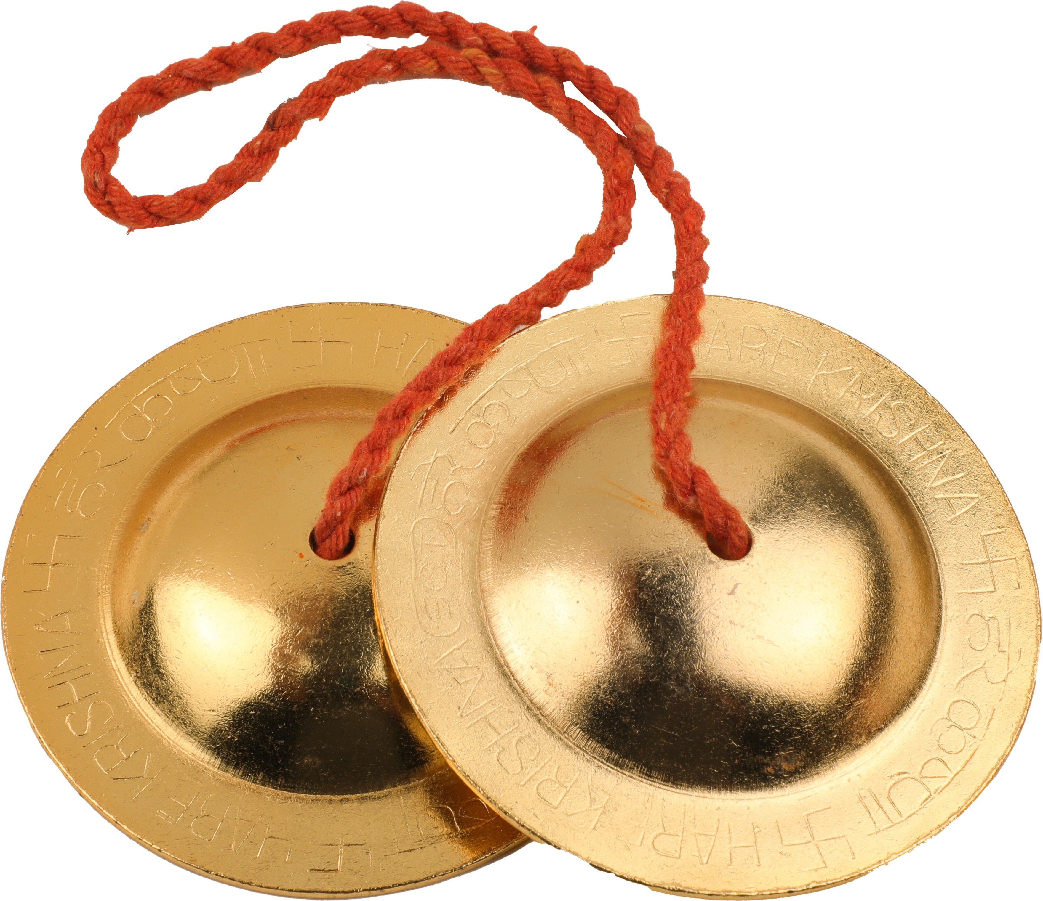 shri anand Iron 7.5 Cm Manjira brass Plated set of 2 Kartal Instrument-picture-17