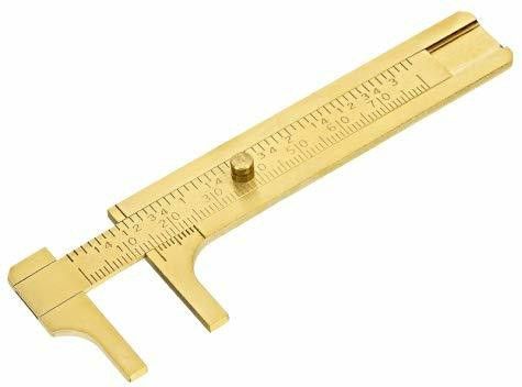 scorpion Brass Jeweler's Gemstone Gauge with Vernier Scale 1/10mm increments Height Gauge-picture-24
