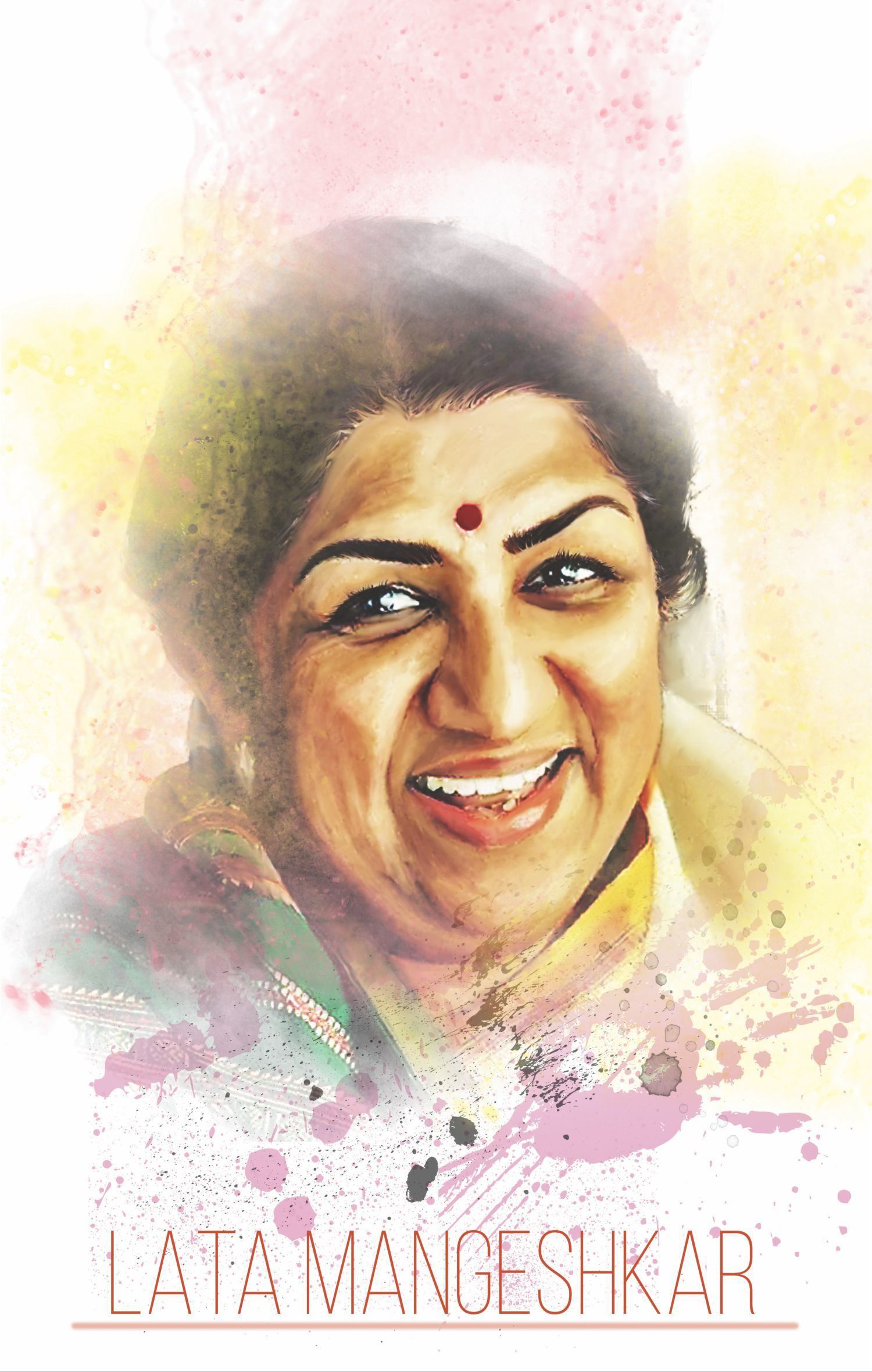 Lata Mangeshkar Paper Print-image-9