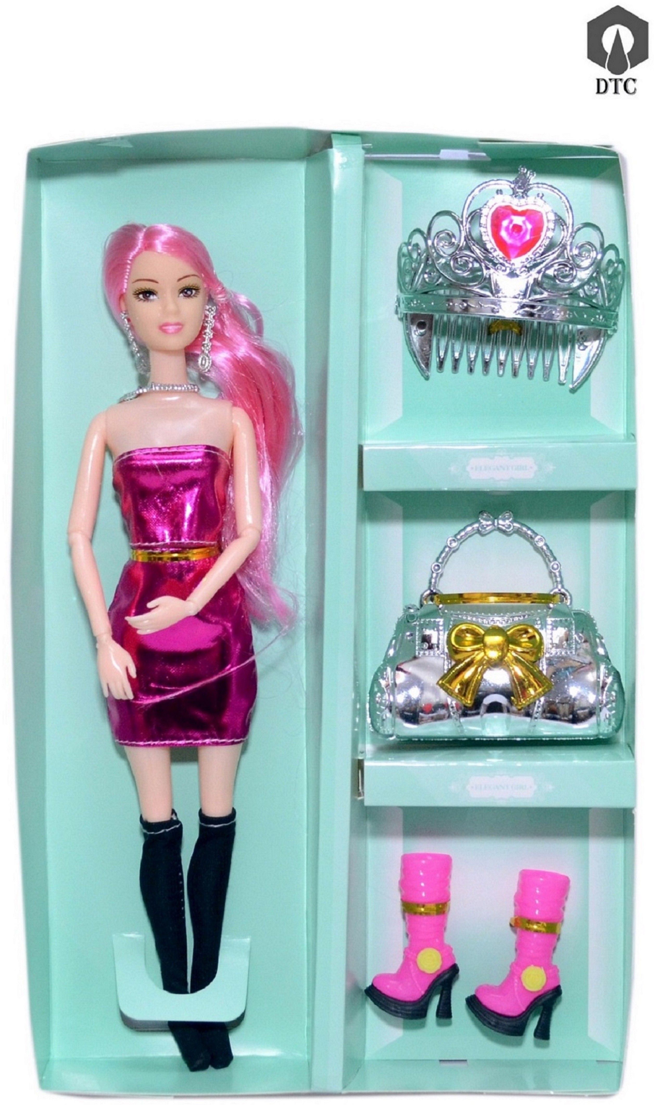 dtc Pink Doll with Hand Foldable and Leg-picture-13