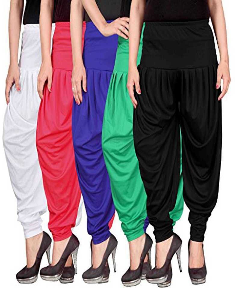 k m r garments Viscose Rayon Solid Patiala-picture-22