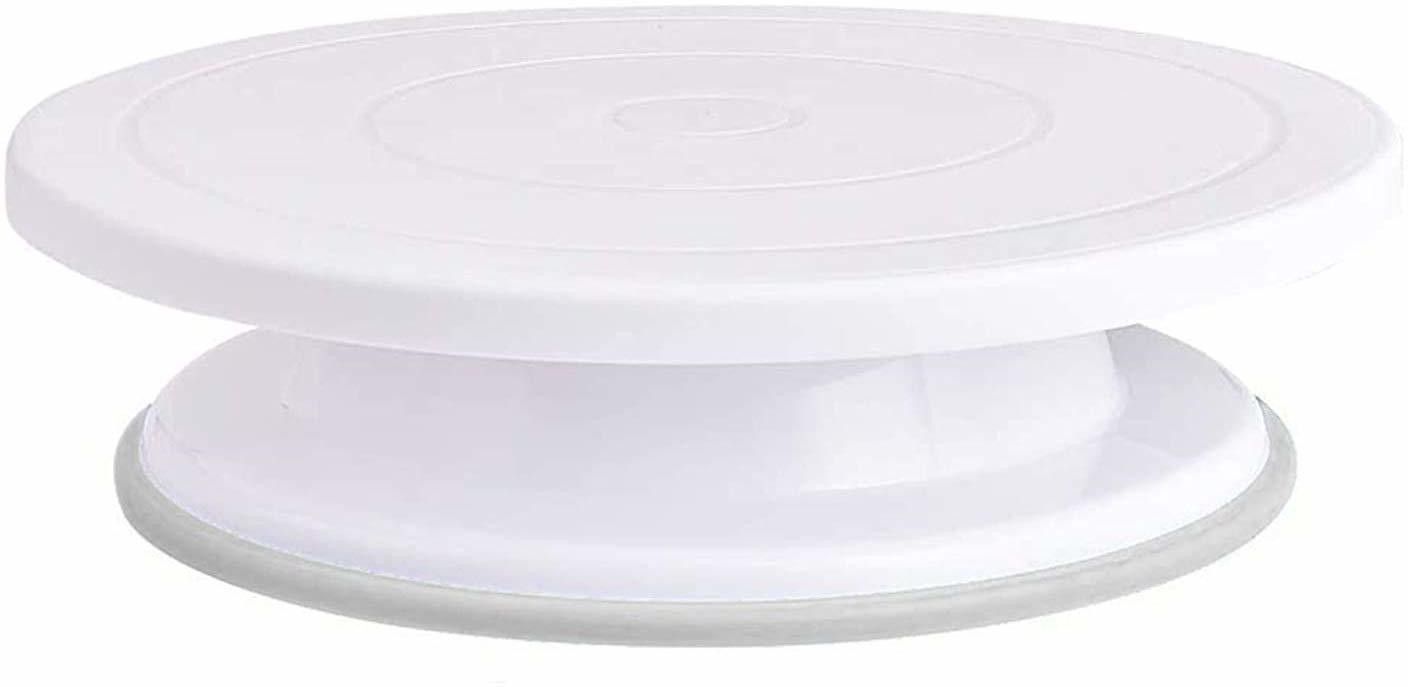 ratehalf Plastic Revolving Cake Decorating Turntable Stand Cake Tools Decorating Plastic Cake Server-picture-46