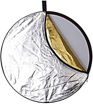 Zenko Collapsible Reflector 110 cm Translucent, Silver, Gold, White and Black 110 cm Collapsible Reflector