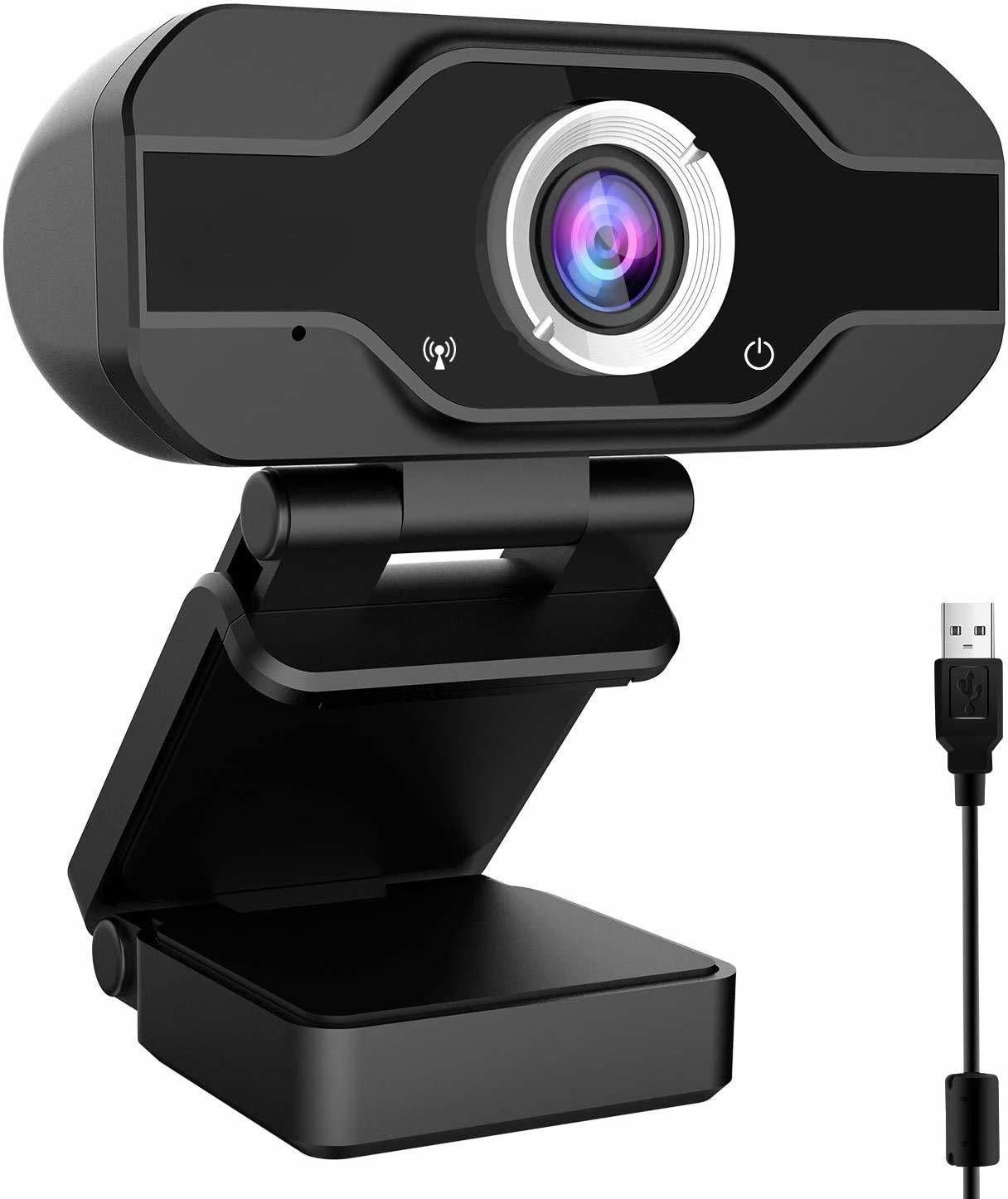 DRUMSTONE 720P HD Mini Webcam, Live Broadcast Camera with Noise-Canceling 2 HD Webcam with Built-In Microphone USB Connectivity-image-40