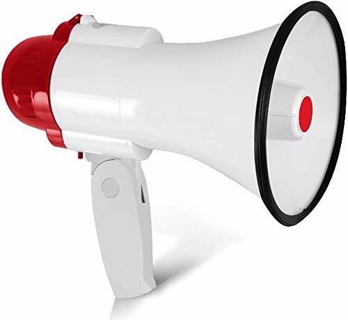 Adjustable Volume Control and 500 Meter Range 30 watts Handheld megaphone with recorder, USB and memory card input. Talk, record, play, siren, music Indoor, Outdoor PA System Megaphone Speaker Lightweight Bullhorn - Adjustable Volume Control and 500 Meter Range 30 watts Handheld megaphone with recorder, USB and memory card input. Talk, record, play, siren, music Indoor, Outdoor PA System-image-28