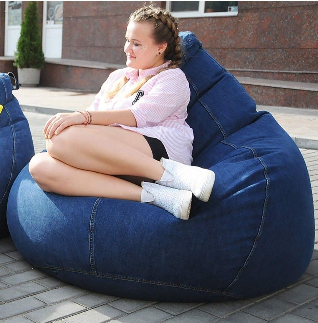 XXXL Tear Drop Bean Bag Cover(Without Beans)-image-19