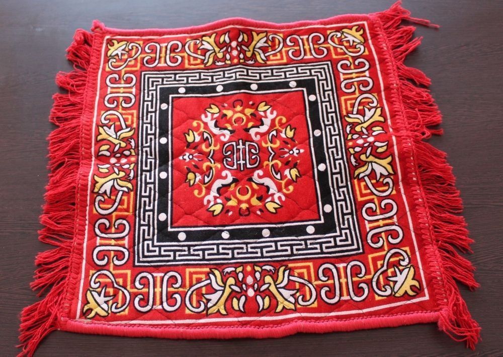 Red Polyester Area Rug-image-43