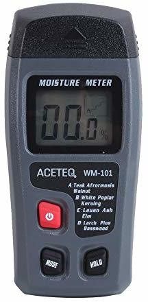 WOOD MOISTURE METER Moisture Meter, Digital Logs Moisture Meter Damp Meter / 0-99% Wood Humidity Tester Detector/Firewood Logs Timber Humidity Measuring Device Pin-Type Digital Moisture Measurer