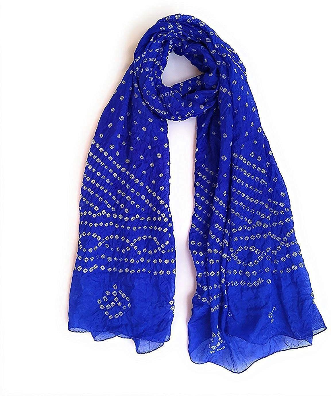 Chiffon Printed Blue Women Dupatta-image-29
