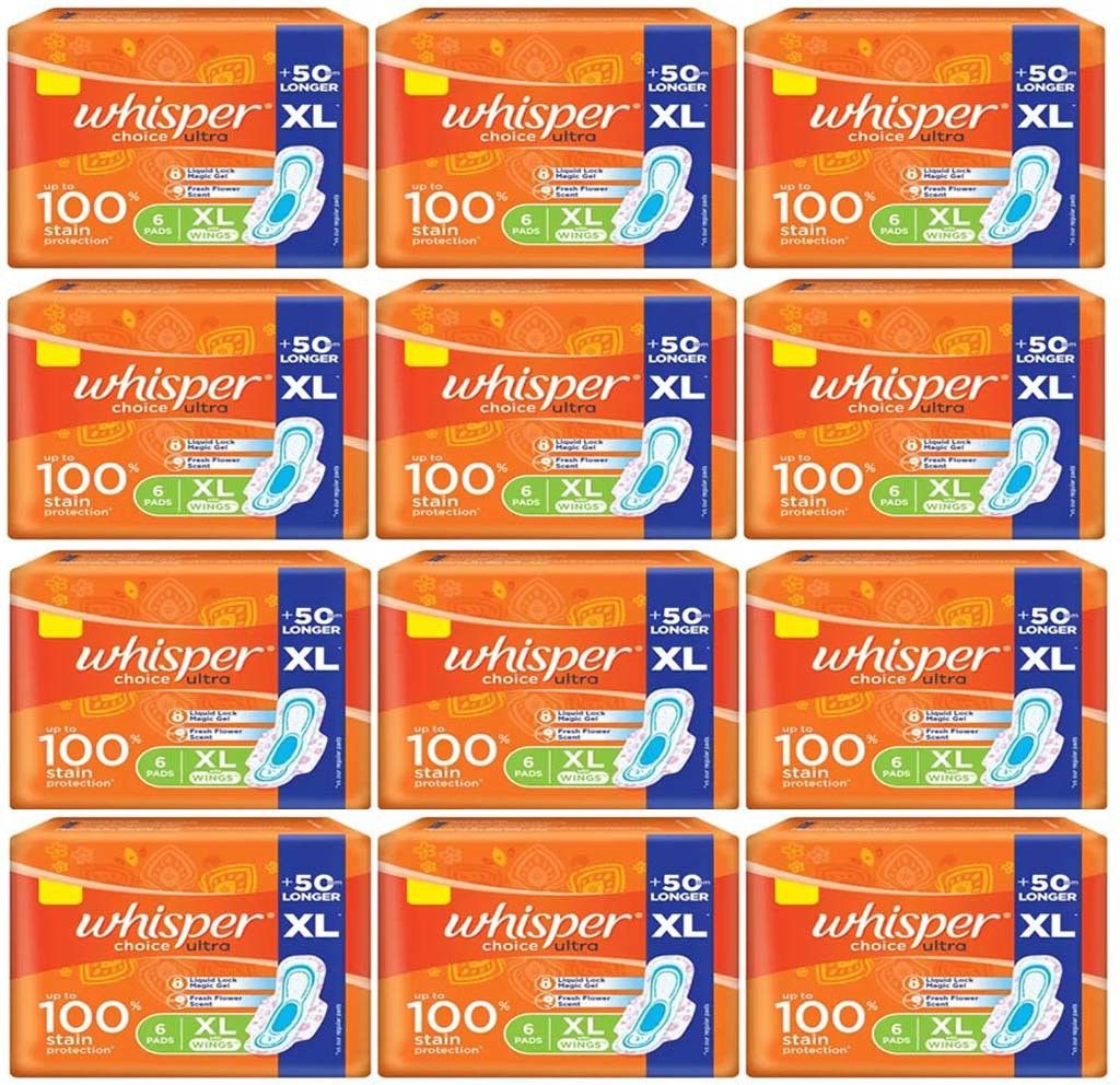 Choice Ultra 100% Stain Protection (72 Pads) Sanitary Pad-image-34