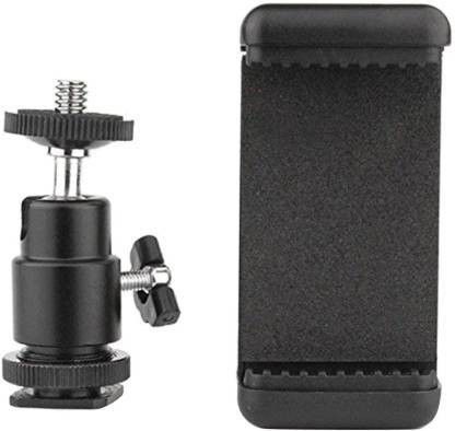 Digiom Phone Clip Clamp Holder + 360 Ball Head Hot Shoe Adapter Mount For Nikon DSLR Camera Flash Shoe Adapter Flash Shoe Adapter-picture-37