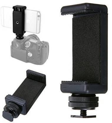 Digiom 1/4" Phone Clip Holder + Hot Shoe Adapter Mount Screw For Camera Black Flash Shoe Adapter Flash Shoe Adapter-picture-39