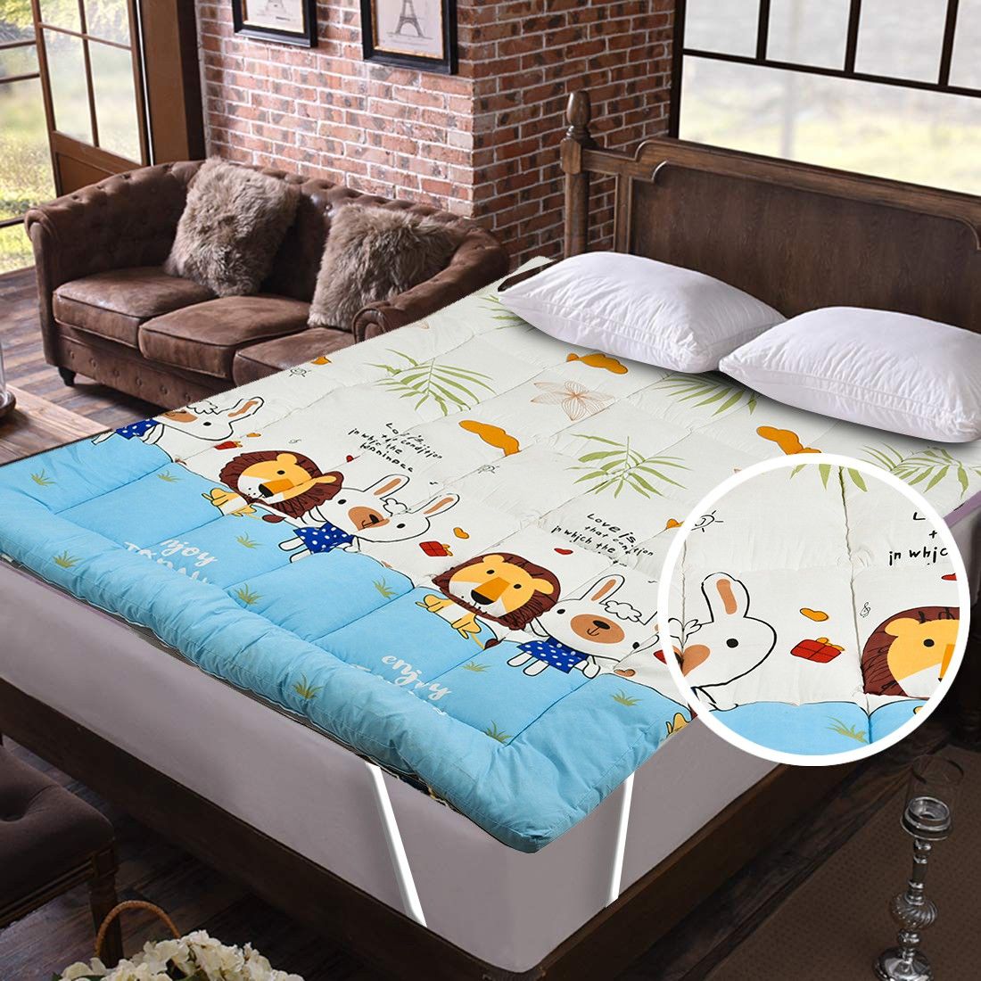 rrc King Size Elastic Strap Cotton Breathable, Stretchable, Waterproof Mattress Cover-picture-25