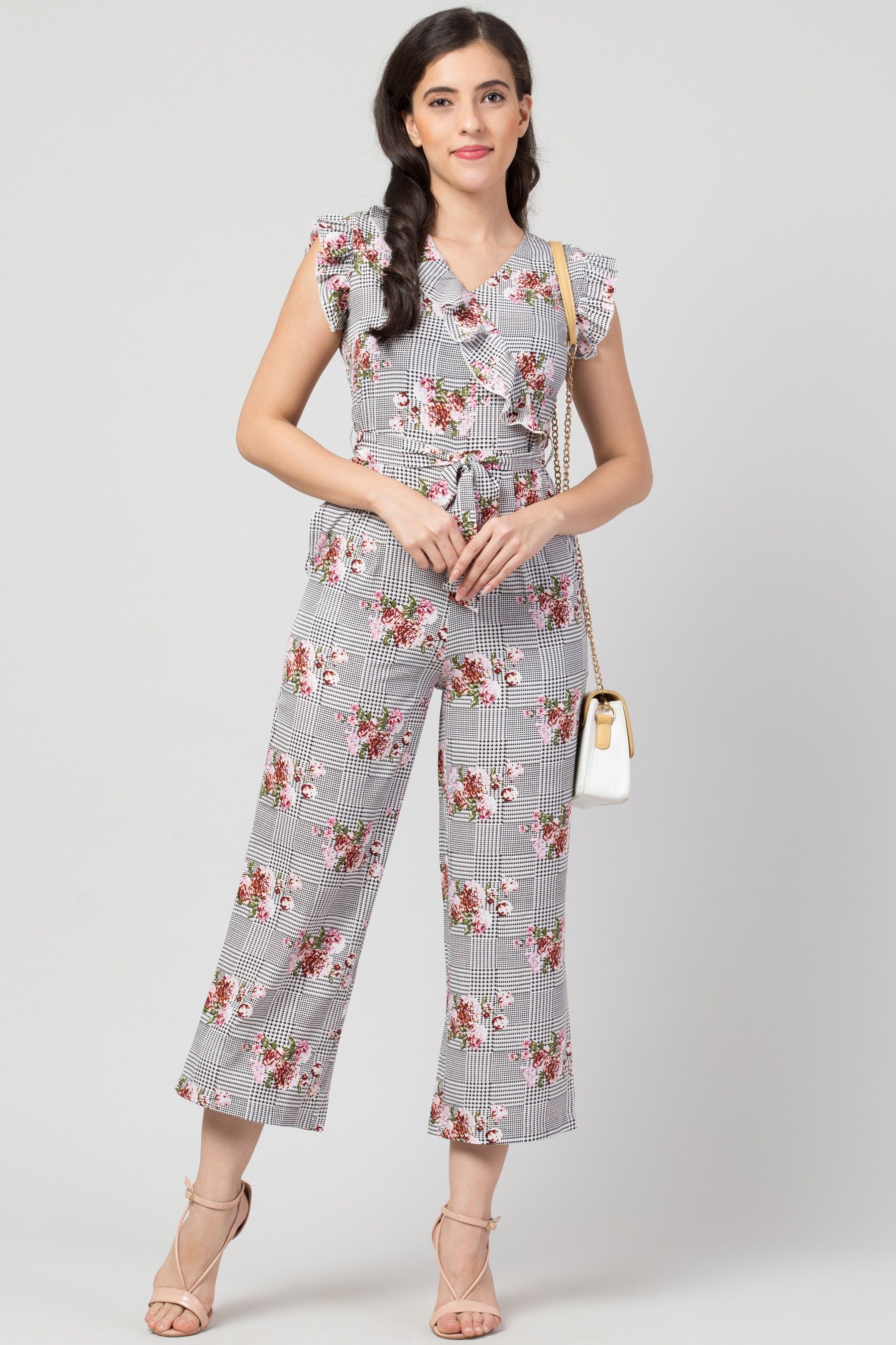 Floral Print Women Jumpsuit-image-30