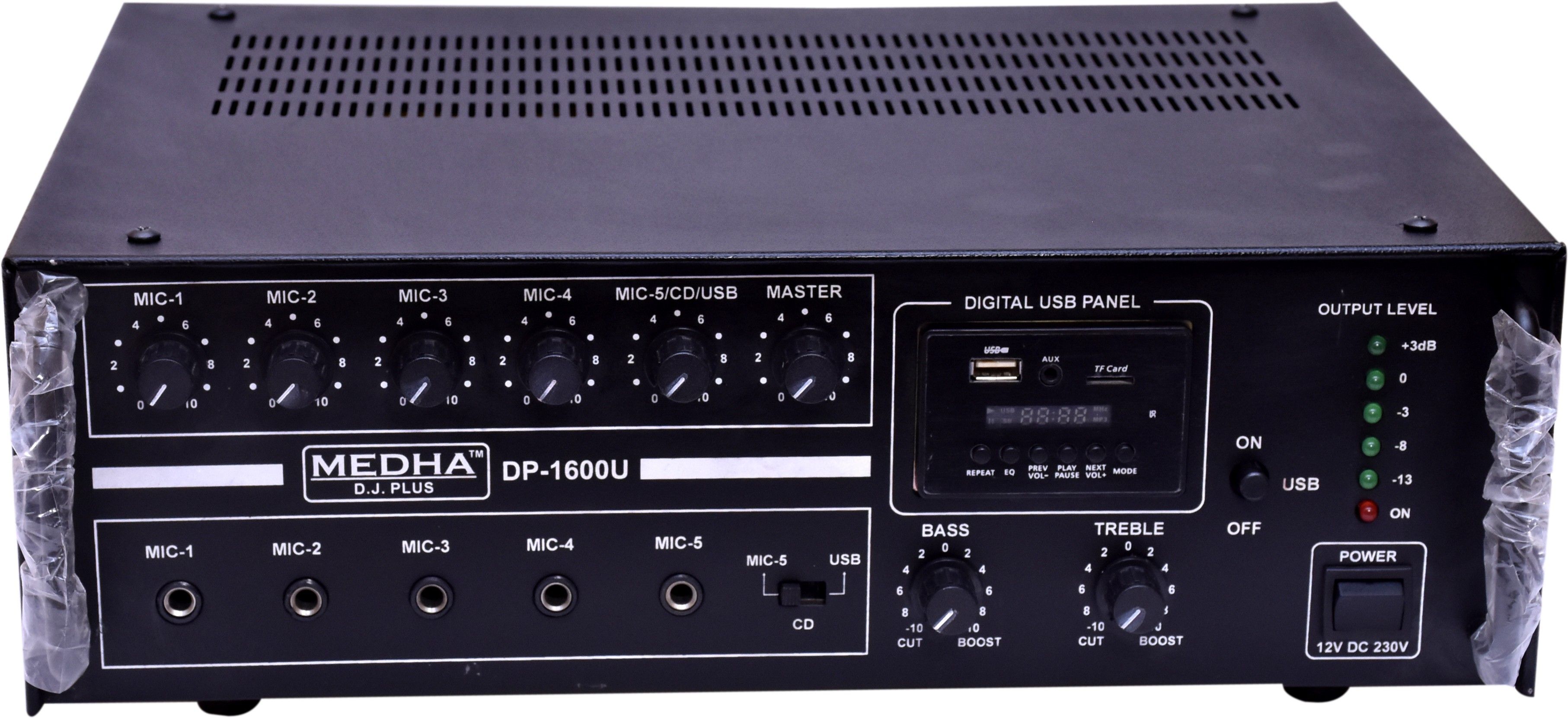 medha d.j. plus Professional 160 Watt P.A. Amplifier With Digital Media Player 160 W AV Power Amplifier-picture-13