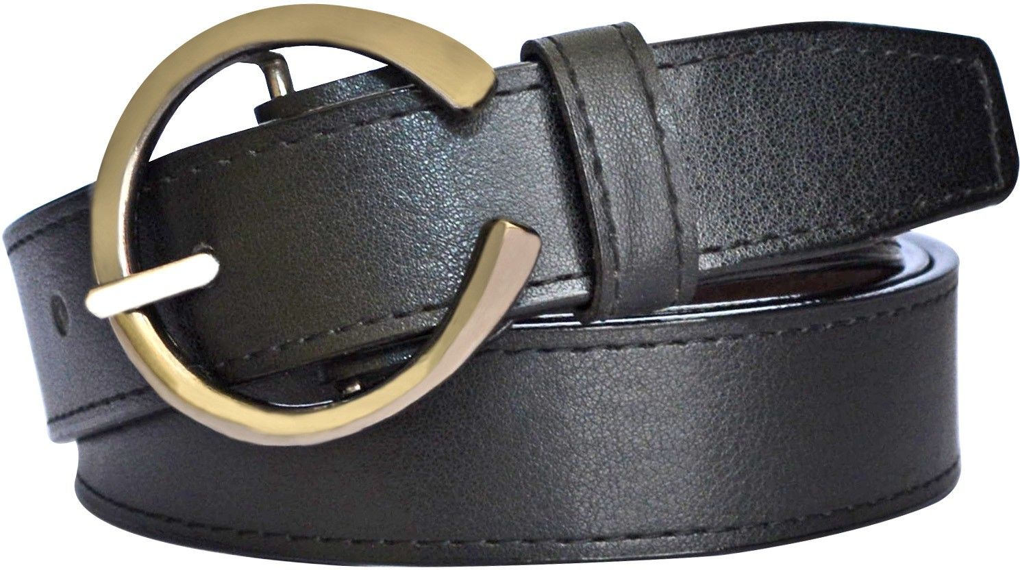 heneda Women Casual Black Synthetic Belt-picture-27