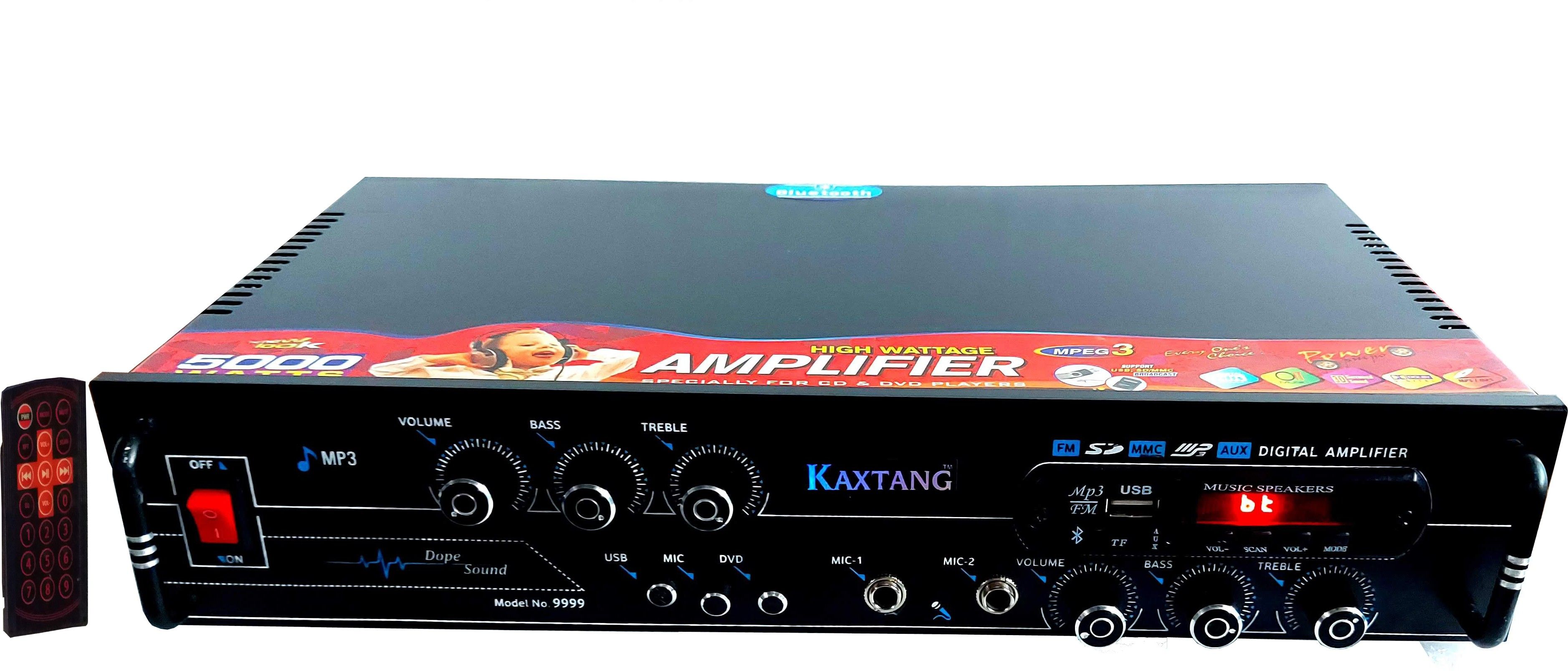 kaxtang DJ remix Full Black SMOOTH PANNEL Digital Stereo With BT/ USB/ SD-Card /FM /AUX 5000 W AV Power Amplifier-picture-26