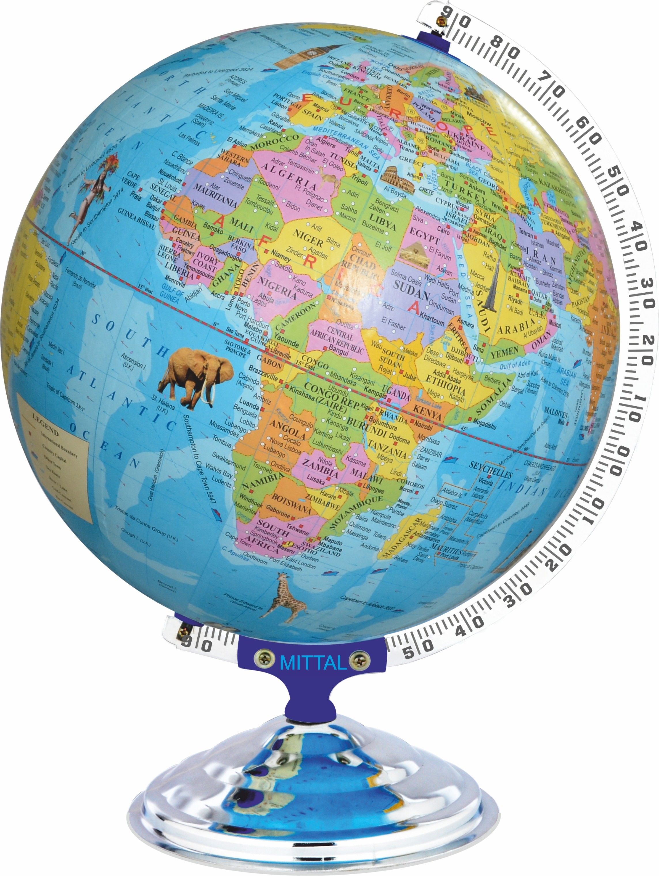 mittal 12012_WM DESK AND TABLE TOP POLITICAL World Globe-picture-13