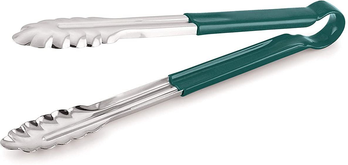 Stainless Steel Green Vinyl Coated Utility Tong 23 cm long Dynore Stainless Steel Green Vinyl Coated Utility Tong 23 cm long 23 cm Utility Tongs-picture-25