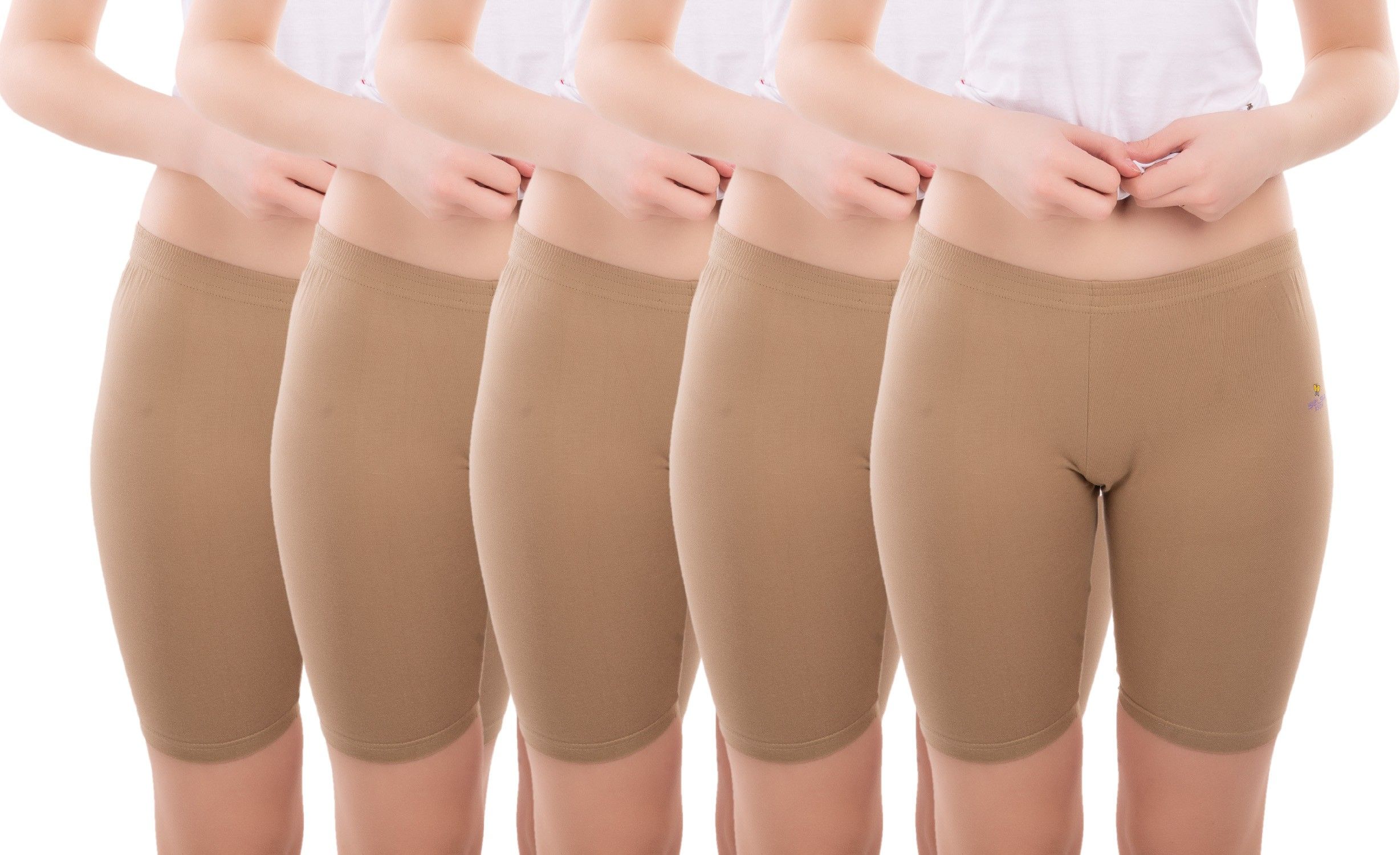 digsel cottons Solid Women Beige Tights-picture-13