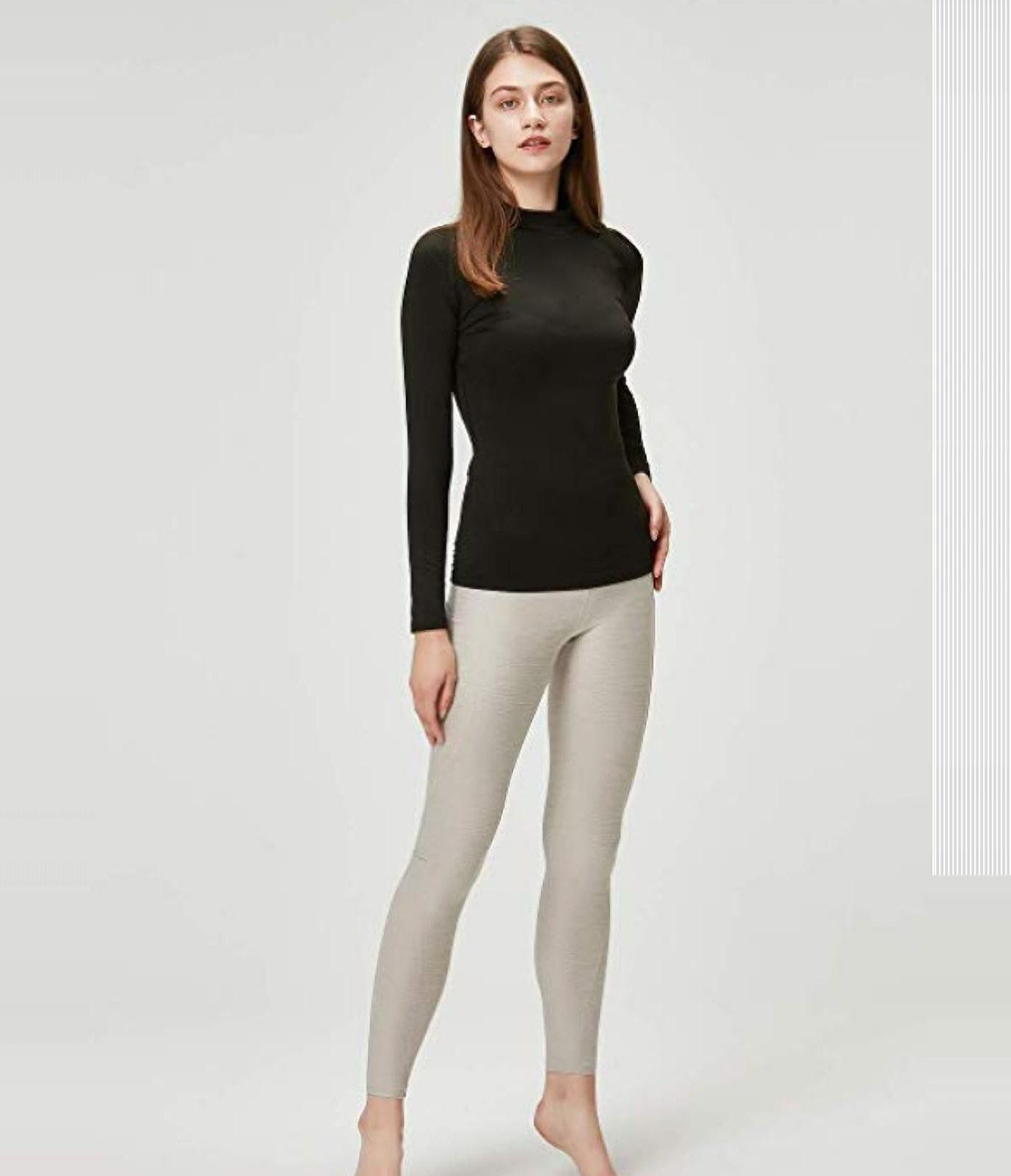 Women Solid Round Neck Elastane Black T-Shirt-image-47