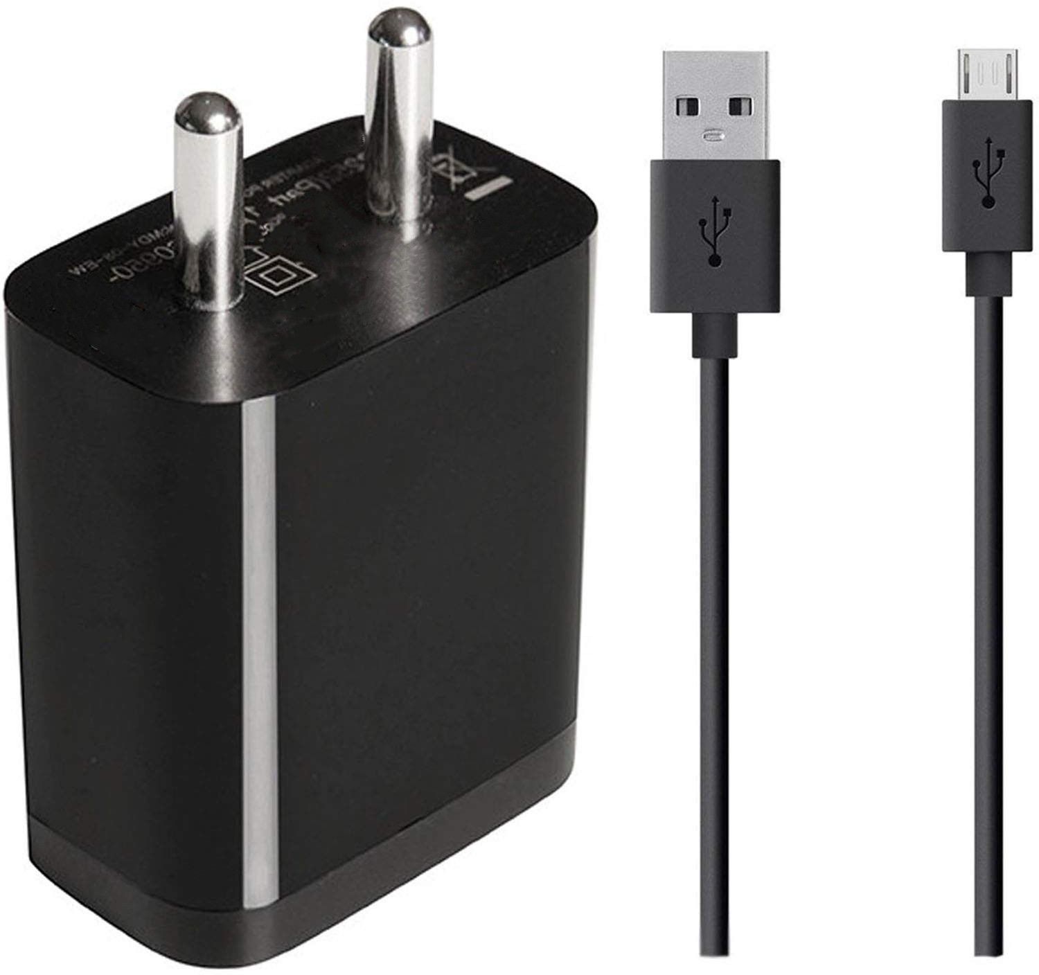 bArrett 12 W Quick Charge 2.4 A Wall Charger for Mobile with Detachable Cable