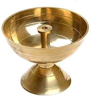 Pure Brass Paro Pyali Kamal Akhand Diya Designed Deepak Diya Brass Table Diya-image-17