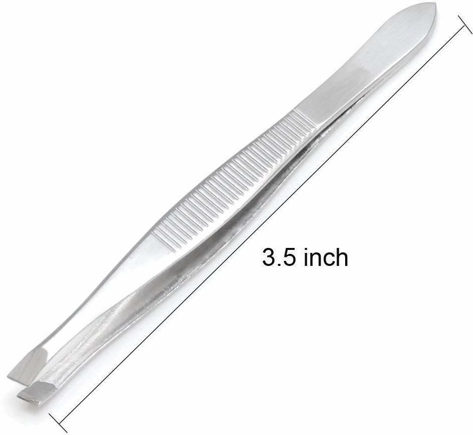 top select Straight and Plucker Tweezer (5-inch) - Set of 3, Matte Finish-picture-26