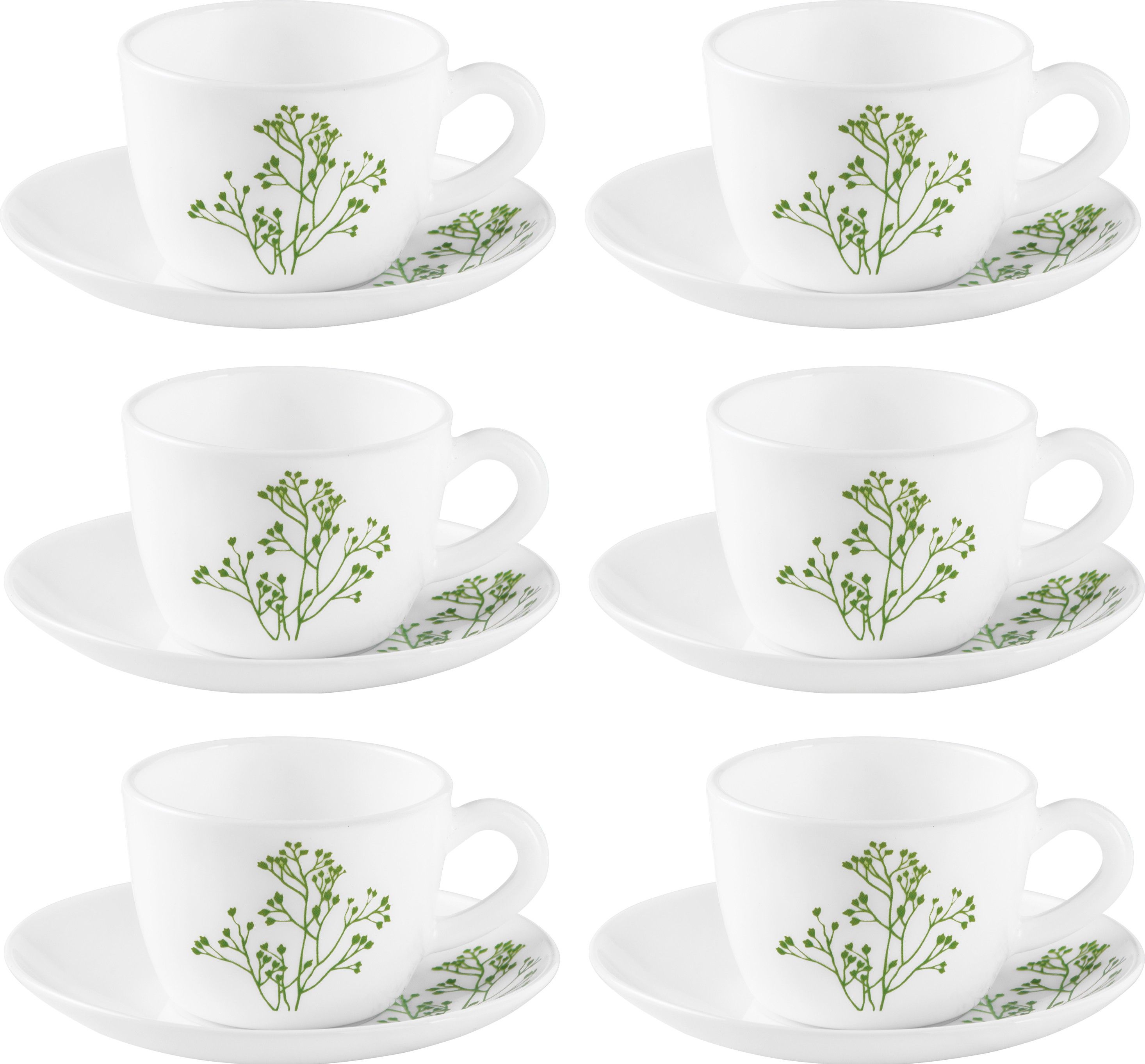 Pack of 12 Opalware Blissful Greens