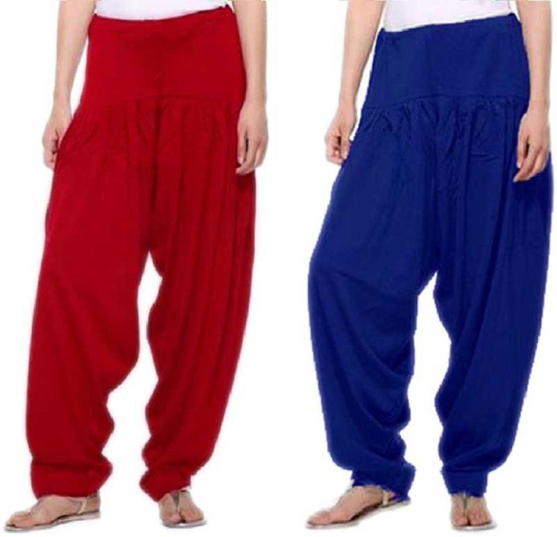 Pure Wool Solid Women ["Blue","Red"] Salwar-image-49