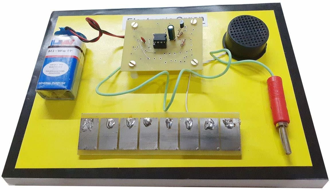 Electronic Organ Using IC 555 Working Model for School Science Project.-image-10
