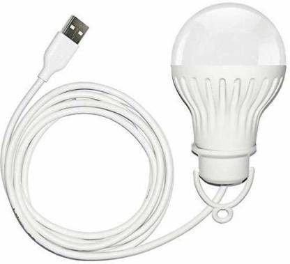 icall 5W Portable USB Wired LED Bulb For Reading Or Laptop Working and Other Uses 40USB Led Light (White) 5w Usb Bulb Led Light-image-46