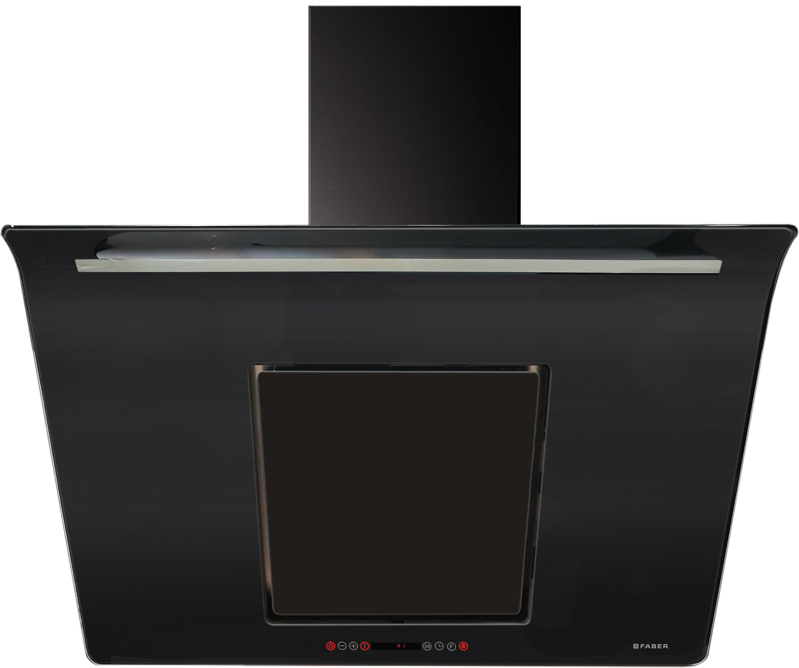 faber Hood Curvy Plus BK TC LTW 90 (110.0393.698) Wall Mounted Black 1000 CMH Chimney-picture-10