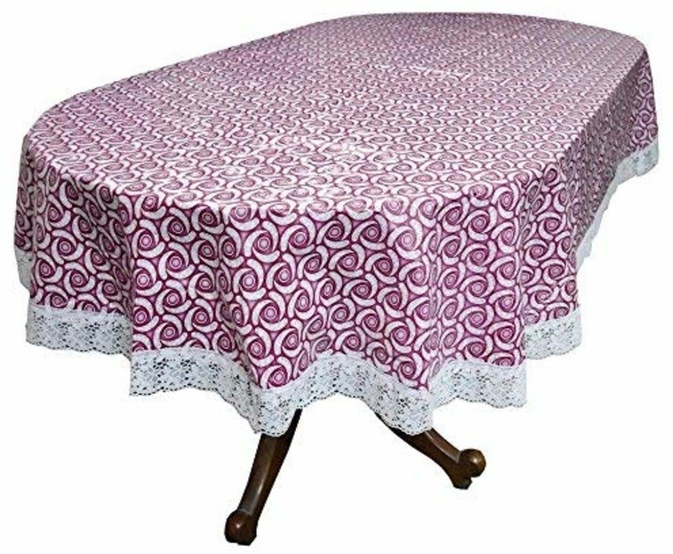 rmdecor Self Design, Printed 4 Seater Table Cover-picture-12