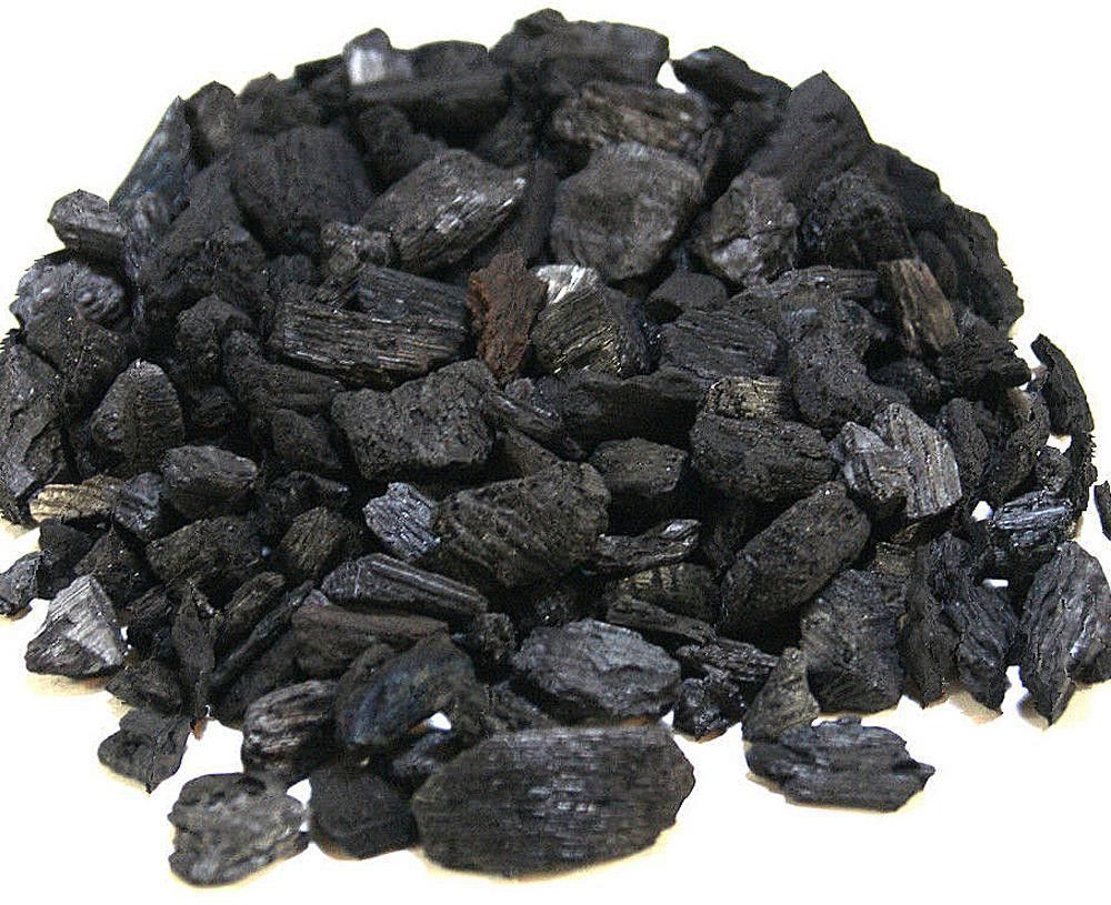 kolkata orchid online Wood Charcoal for Potting, Black Color, 1 kg Potting Mixture-picture-13