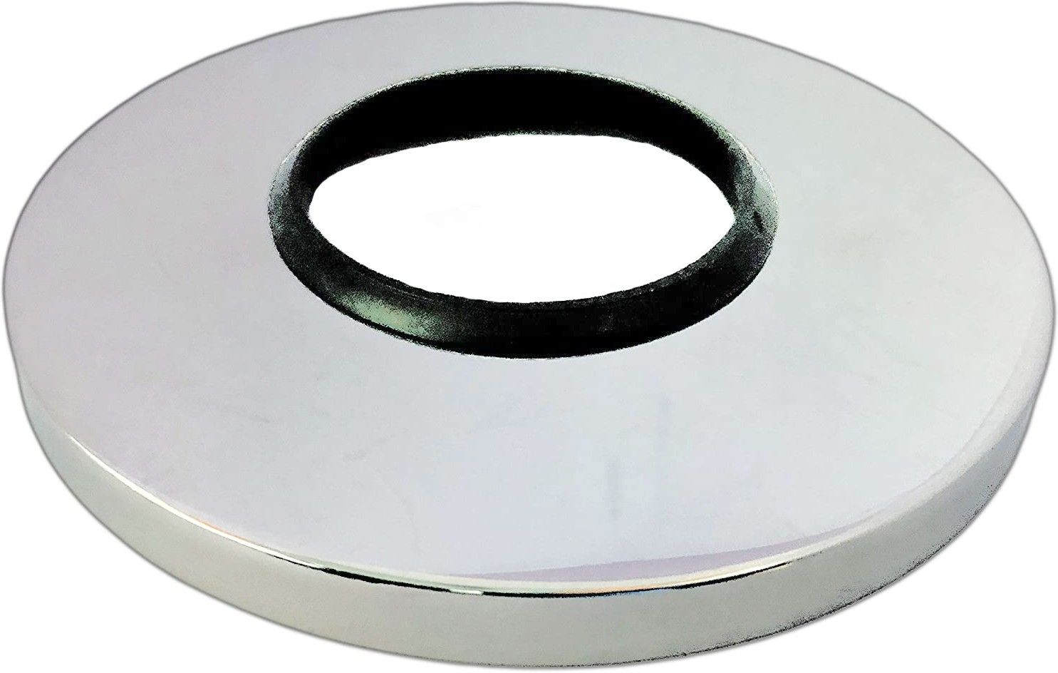 Metropole Brass Round Flange | Chrome Plated Suitable for Jaquar Type Models Pack Of 1 Piece Plate Flange