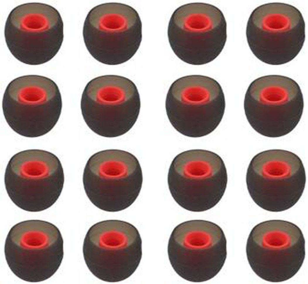 Jaash Premium Quality Silicon and Light weight Ear Tips For All Men & Women ( Pack Of 8 Pair) ( 16 Pcs) In The Ear Headphone Cushion