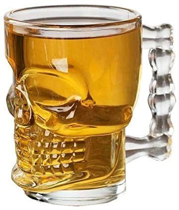 chika SKULL BEER MUG Glass Beer Mug-picture-12