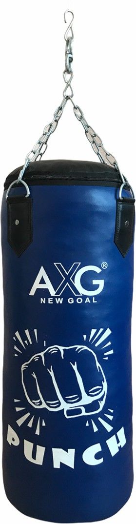 axg new goal Unfilled Boxing Punching Bag 3 ft With stainless steel chain (Heavy PU Material) Hanging Bag-picture-26
