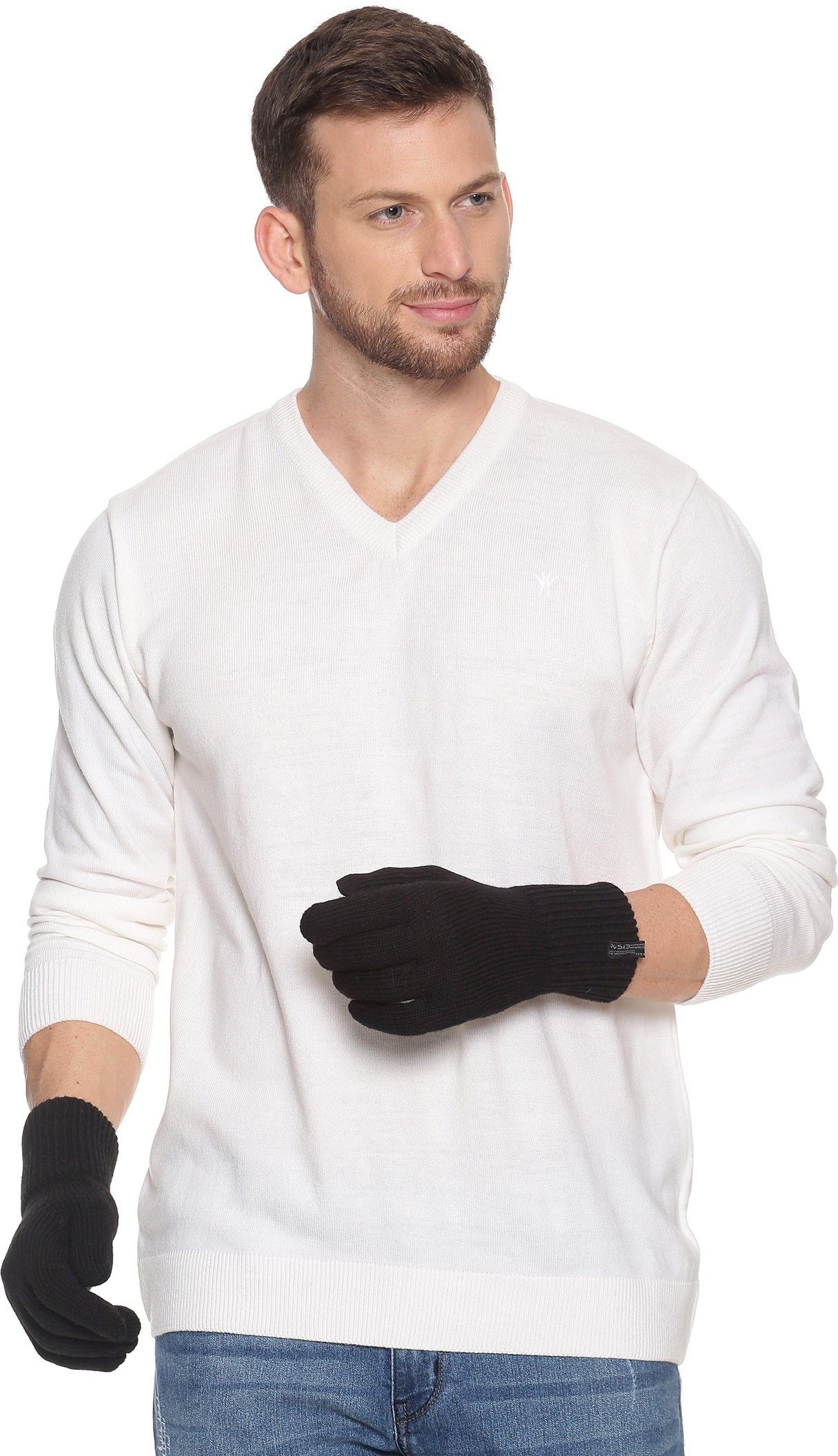 513 Solid Winter Men Gloves-picture-2
