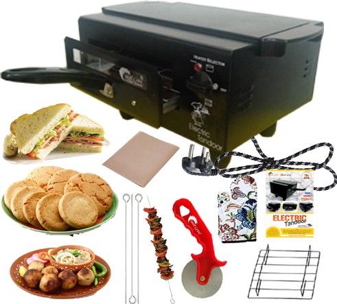 "16 Inches "Big XXL Upper/Lower/Both & Regulator system electric tandoor HBET-2587 with free extra Accessories Electric Tandoor