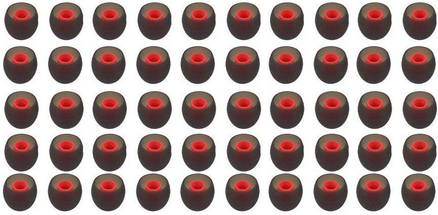 Jaash Premium Quality Silicon and Light weight Ear Tips For All Men & Women ( Pack Of 25 Pair) ( 50 Pcs) In The Ear Headphone Cushion