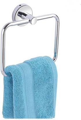 Stainless Steel Towel Ring/Napkin Ring | Towel Stand for Bathroom Towel Holder - Towel Hanger with Chrome Finish Pack of 1 Silver Towel Holder (Stainless Steel) SILVER Towel Holder
