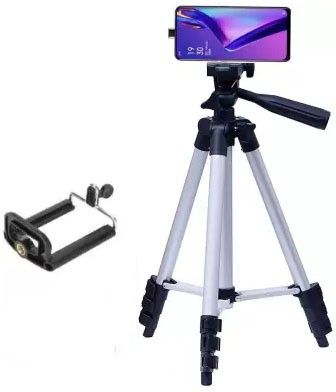 Planetoid Portable & Foldable Camera & Mobile Tripod with Mobile Clip Holder Bracket Tripod-image-11