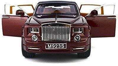 1:24 Scale Die Cast Rolls Royce Phantom Pull Back Sedan with Metal Model RR Pull Back Alloy Toys with Light and Sound Collection for Gift Metal Cars for Kids (Multi Color)4.8-image-39